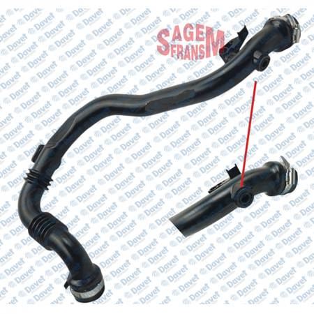 SAGEMFR 131354 Turbo Hortumu Clio Iii- Modus 1.5 Dci